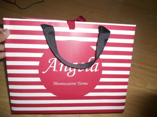 Shopping Packaging Laminated C1S Art Paper Tote Bags Custom Logo