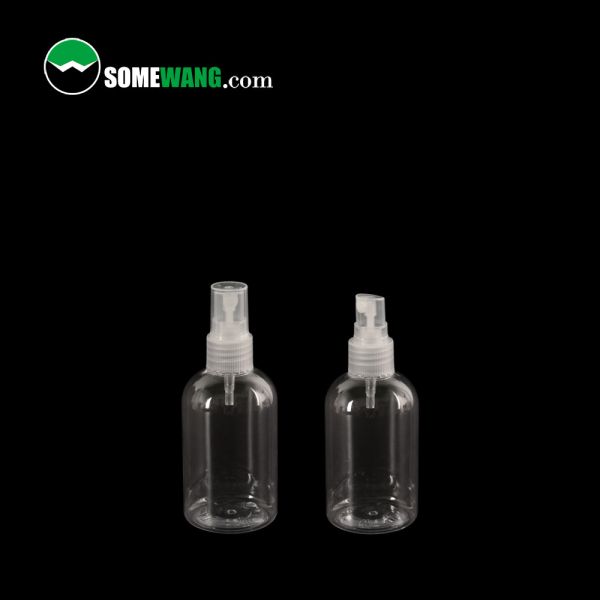 100ml / 200ml / 500ml Shampoo Shower PET Plastic Bottle With Pump Sprayer Cosmetic Packaging