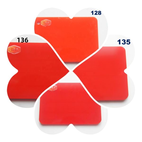 Customized Durable Translucent Colored Acrylic Sheets For Laser Machine