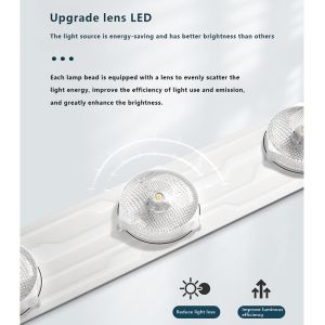 Ceiling Lighting Fixture Remote Dimmable Hanging LED Pendant Light Suspension