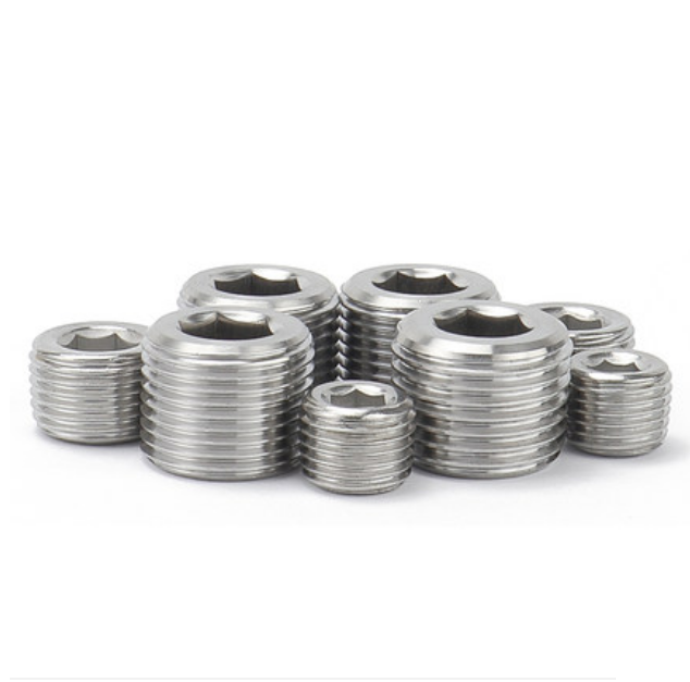 Plain Finish Hexagon Socket Pipe Plugs DIN906 for Building and Construction Projects