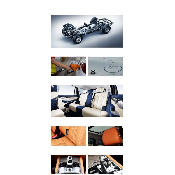 2023 Great Wall 3.0T Tank 500 Sports Version 5 Seats Hybrid Vehicle with Metal Roof Rack