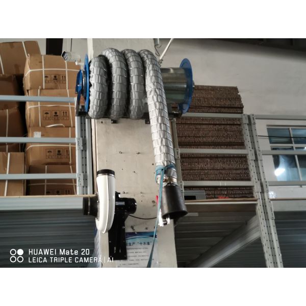 300 600 900 Degree High Temp Vehicle Exhaust Extracting Hose Reel