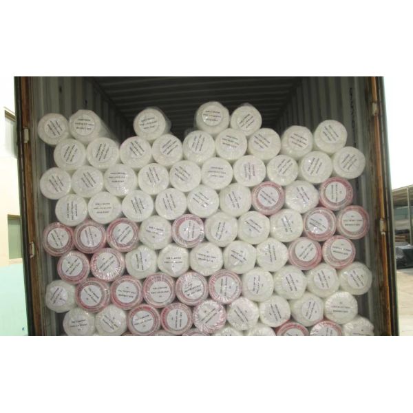 Coated LDPE SQUARE REINFORCED POLY SHEETING with Reinforced Band