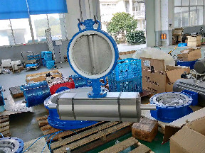 180 degree three position rack and pinion pneumatic rotary actuator control valve