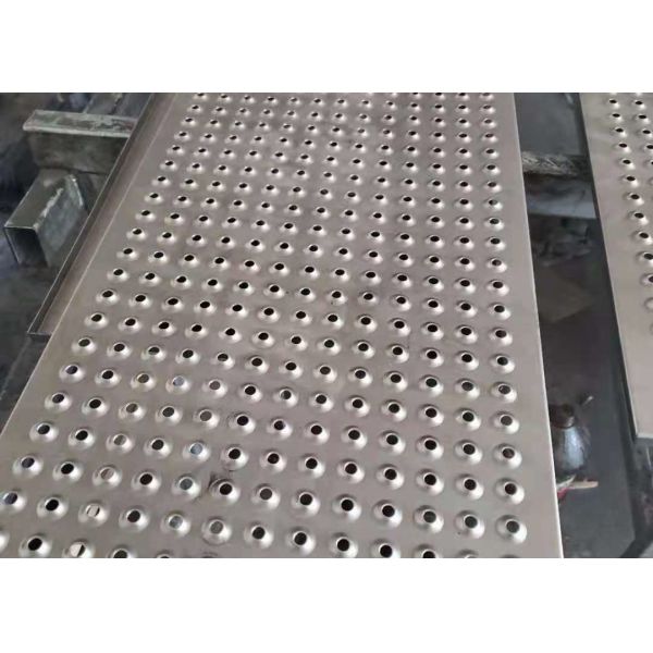 2.0m Width Perforated Wire Mesh / 316 Stainless Steel Perforated Sheet