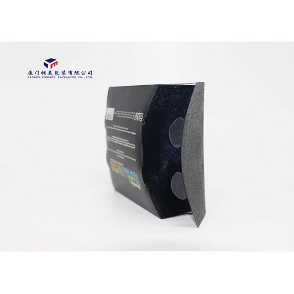 Custom Printed Plastic Pillow Boxes Rigid PVC 4 Sides Embossed 11.5X4.5X13cm