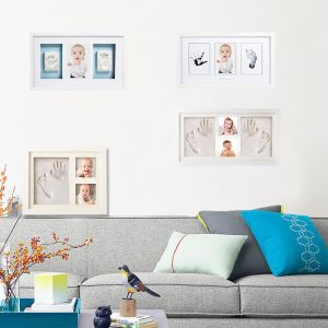 White Promotional Baby Clay Frame Return Gift For Kids Birthday Party