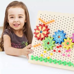 Mushrooms Nails Combination To Hold Board Present Good Puzzle