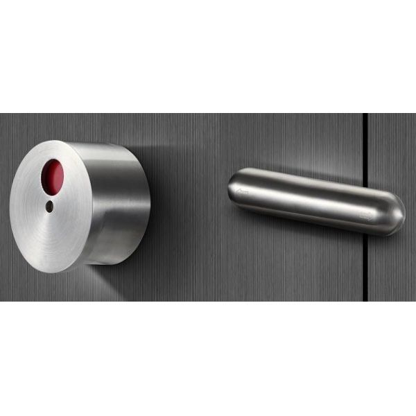 304 Stainless Steel Toilet Cubicle Fittings Hardware Lock With Indicator Toilet