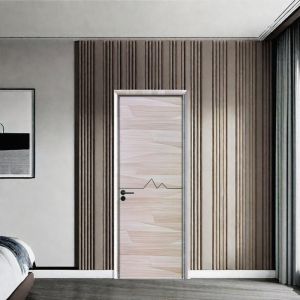 Quality Moistureproof WPC Hollow Door Customization ISO9001 And CE Certifications for sale