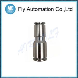 6580 Nickel Plated Brass Pneumatic Tube Fittings Nbr O Ring Connector