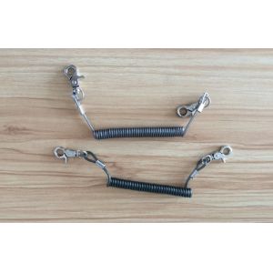 Old and popular style tether coil cord high quality coil tool retractable