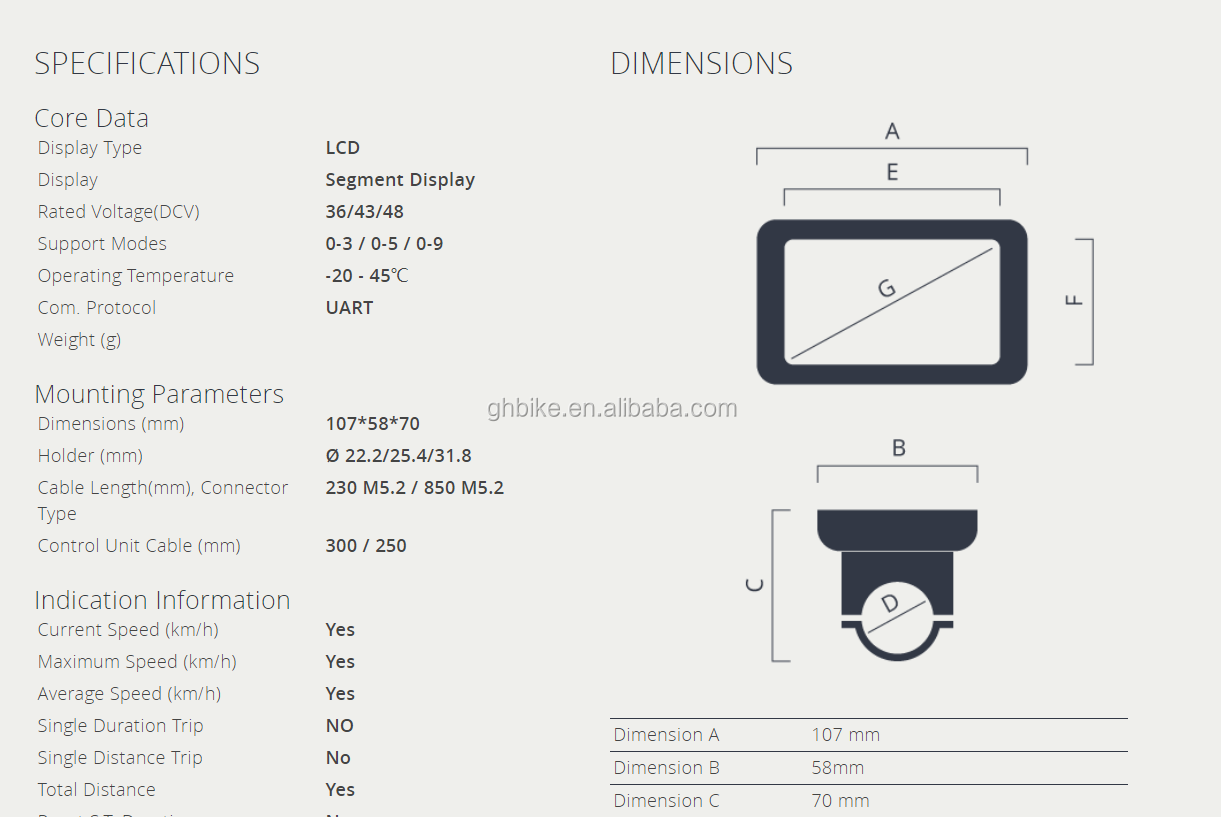 BAFANG G320 Middle M615 750W/1000W Brushless 8fun BBSHD-48V Electric Bike Motor Kit