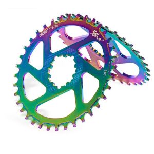 Aluminum Alloy Mountain Road Bicycle GXP Crank Rings Dazzle Colour