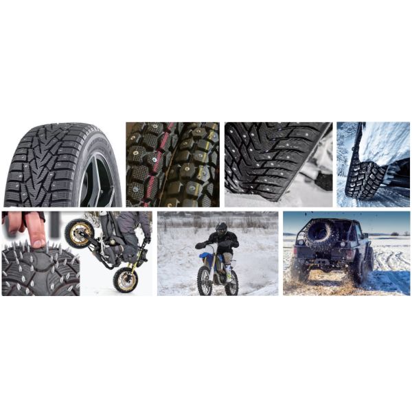 Outdoor Wear-Resistant Carbide Tire Studs for Snow Ice Anti-Fall and Mountaineering Rock Climbing