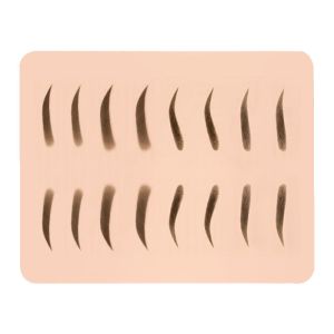 Silicone Blank Permanent Microblading Tattoo Practice Skin 19.2 * 14.3 Cm for
