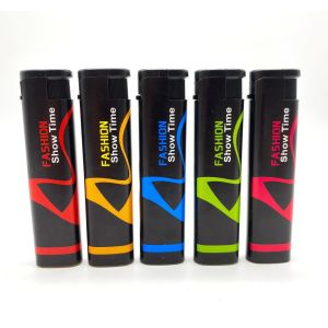 Customized Design Wrapped Sticker Disposable Electric Lighter with En13869