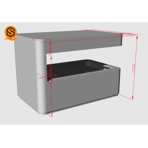 Acrylic Solid Surface Big Bar Counter With Easy Repairable