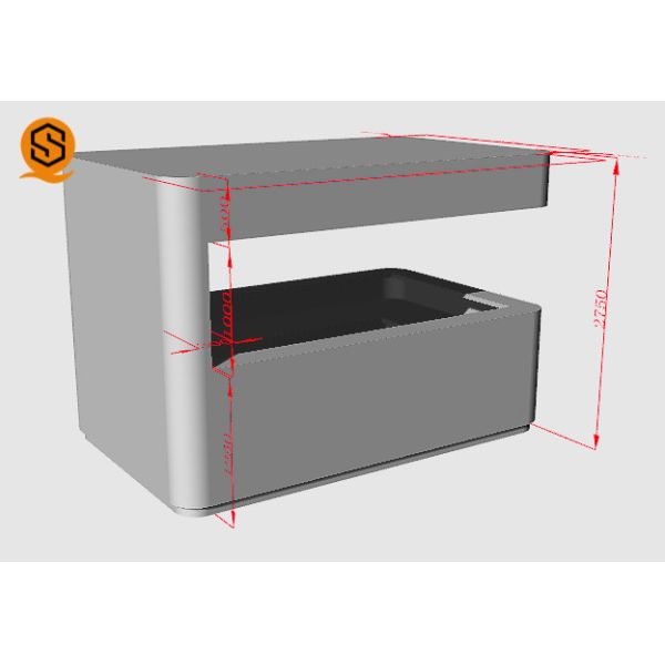 Buy Acrylic Solid Surface Big Bar Counter With Easy Repairable at wholesale prices