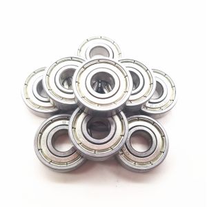 Iron Sealed Single Row Deep Groove Ball Bearing 608ZZ 8x22x7mm