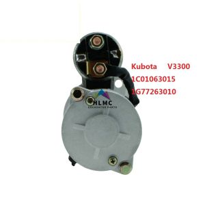 V3300 Kubota Engine Starter Motor 1C01063015 1G77263010 12V 9T 3.0KW