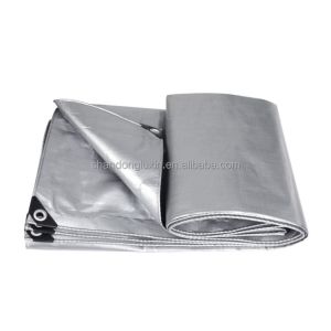 Waterproof PE Tarpaulin Dustproof Rainproof Moisture-proof Block Sunlight 3x4m