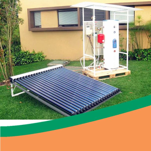 Buy Portable Outdoor Heat Pipe Solar Water Heater With Electric Backup at wholesale prices