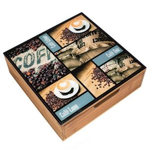 Hot sell bamboo wooden coffee cup box