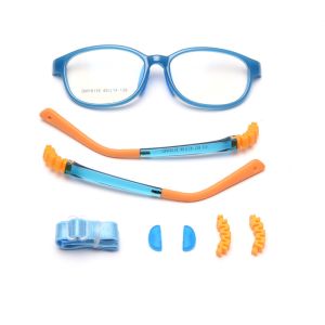 Children Frame Optical Glasses TR90 Flexible Bendable One Piece Eyeglasses
