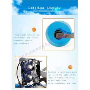 Popular Latest Round Bottle Labeler Labeling Machine