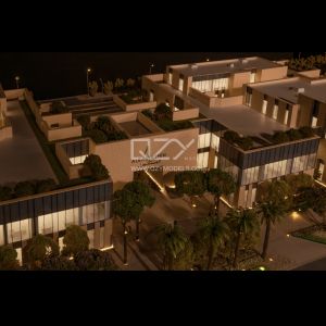 1/100 Riyadh BASO Office Building Model
