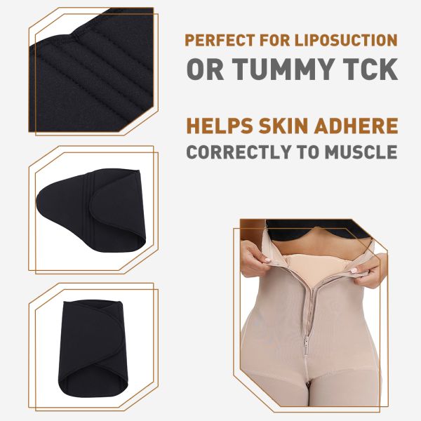 Flattening Faja Abdomen Compression Board for Women's Belly Control and Medium Control