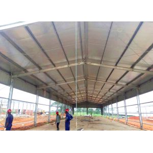Lightweight Galvanized Steel Warehouse Prefab Q235B Q355B