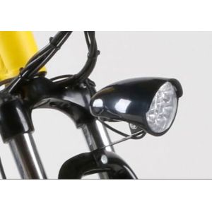 7 Speed 500w Folding Electric City Bike With Luggage Trunk