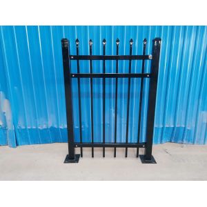 Galvanized Wrought Iron Garden Steel Tubular Fencing