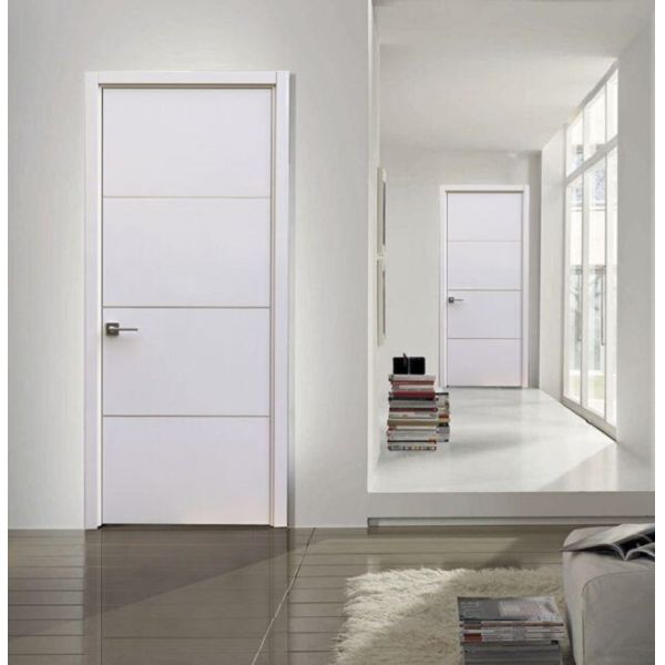 100% Environmental Protection Custom Size Modern Solid Wooden Interior Door for end Home