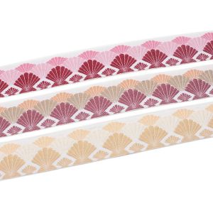 China High Tenacity 60mm  Shell Brocade Ribbon Trim on sale