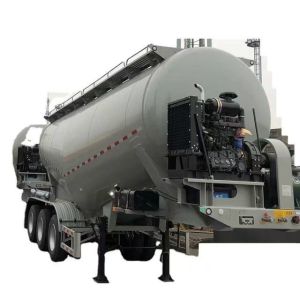 12 Tires Powder Powder Tank Semi-Trailer with ABS Anti-lock Braking System and
