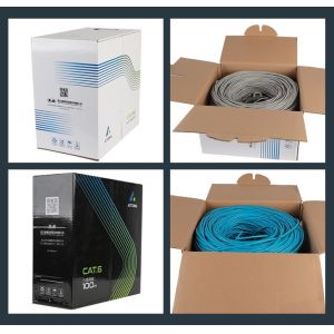 Cat5e Lan Cable 4 Pair 24awg Unshielded Copper Wire Ethernet