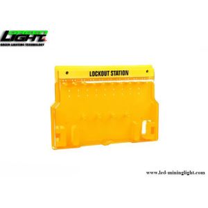 Unfilled Plastic PP Padlock Lockout Station With Cover