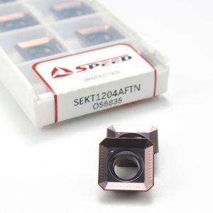 Quality Sharp Tungsten Turning Carbide Milling Insert Steel SEKT1204AFTN OS5835 for sale