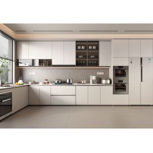 Hotel Modern Modular Kitchen Cabinets With Island