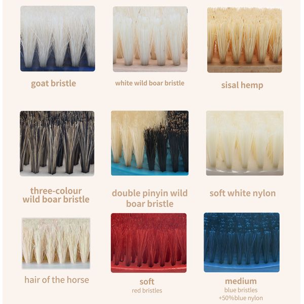 Pink Curved Smoothing Hair Brush Boar Bristle 360 Wave Brush