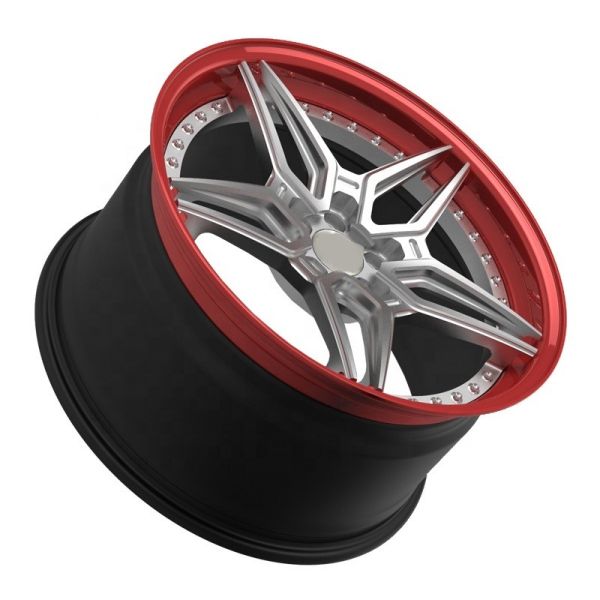 Deep concave polishing 3PC forged car Rims 22 inch alloy wheels 5x127 wheels