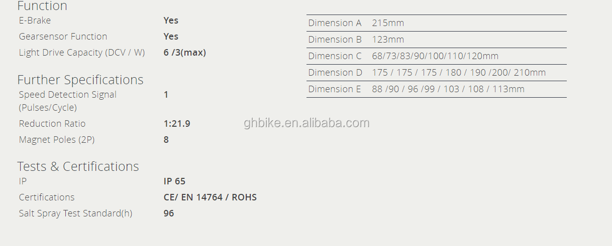 BAFANG G320 Middle M615 750W/1000W Brushless 8fun BBSHD-48V Electric Bike Motor Kit