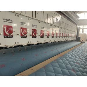 Efficient Quilting Embroidery Machine with Multiple Threads and Automatic Bobbin