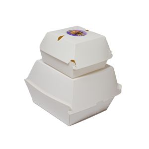 Customized hamburger box eco-friendly and recyclable disposable fast food