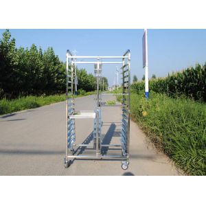 China Kitchen Equipment SGS 316L 0.8mm Stainless Steel Food Trolley on sale