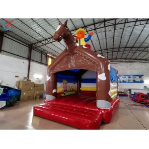 Customzied Inflatable Horse Theme Jumping House Inflatable Bouncy Castle
